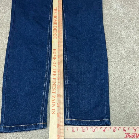 Harper Jeans Blue Mid Rise Skinny Women's Size 26 Pockets - Picture 3 of 13